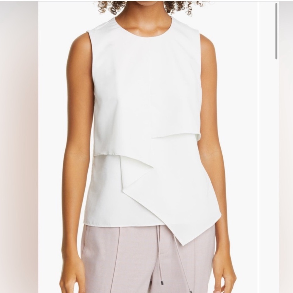 Club Monaco Drape Front Blouse